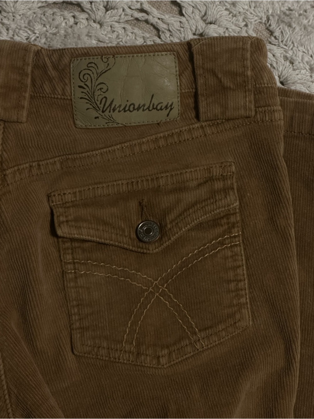 UNIONBAY Corduroy Pants in Light Brown